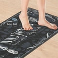 thumbnail image 4 of Anti Fatigue Comfort Kitchen Standing Desk Mat Decorative Ergonomic Floor Pad Kitchen Rug Waterproof Stain Resistance Non Slip Kitchen Set, 17.3''''x27.6''''+17.3''''x47.2'''', Eat Well, 4 of 6
