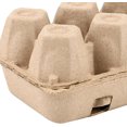 thumbnail image 3 of Paquete de 50 cajas de huevos vacías a granel, 6 unidades de fibra de pulpa para huevos, contenedores de almacenamiento para la familia, granja, 3 of 4