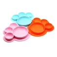 thumbnail image 4 of MesaSe Kid Plates   Cute Bear Paw Shape Suction Silicone Food Fruits Divided Plate Dinner Plate Dish Bowl Tableware Birthday Gift Toy for Kids Baby Toddler Boys Girls Home Travel, 4 of 6