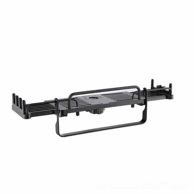 28-44cm retractable shower rod rack multifunctional storage basket