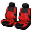 thumbnail image 3 of 9Pcs Luxury Car Seat Covers Front +Back Seat Black Scratch proof Four Seasons Bottoms Protectors,Compatible with 90% Vehicles for Most Car Truck Suv Van Seam Style, 3 of 4