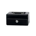 thumbnail image 1 of Cateissary Mini caja de dinero en efectivo con cerradura para Hotel y oficina en casa, para dormitorio, bandeja para monedas, caja de seguridad Negro, 1 of 6