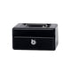thumbnail image 1 of Kearding Mini caja de dinero en efectivo con cerradura para Hotel y oficina en casa, para dormitorio, bandeja para monedas, caja de seguridad Negro, 1 of 6