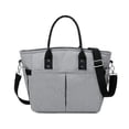 thumbnail image 1 of Wosthever Bolsas de almuerzo con aislamiento OxfordCloth para mujeres con capacidad de almacenamiento y bolsa de almacenamiento con estilo gris, 1 of 6