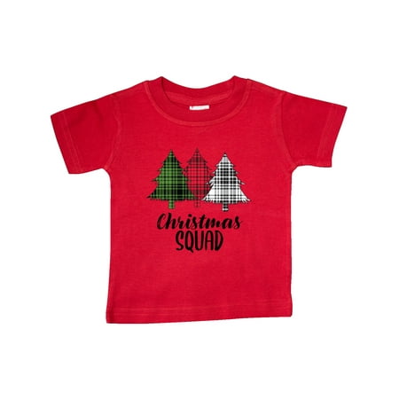 

Inktastic Christmas Squad with Plaid Trees Gift Baby Boy or Baby Girl T-Shirt