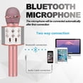 thumbnail image 2 of Regalos de cumpleaños para niñas y niños de 6 a 15 años, micrófono de karaoke inalámbrico Bluetooth, regalos de fiesta para adolescentes, niños y niñas, juguetes de 4 a 12 años, azul Rojo Verde Cocina, Decoración y Otros, 2 of 5