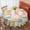 Pioneer Flower Floral-2, variant on Pioneer Flower Floral Print Pattern Round Tablecloth 60 X 60 Inch, Wrinkle Resistant Wipeable Table Cloth for Kitchen Dining Picnic Patio Party