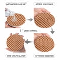 Coasters Set of 4 Orange Morocco Texture Drink Coasters with Holder ...