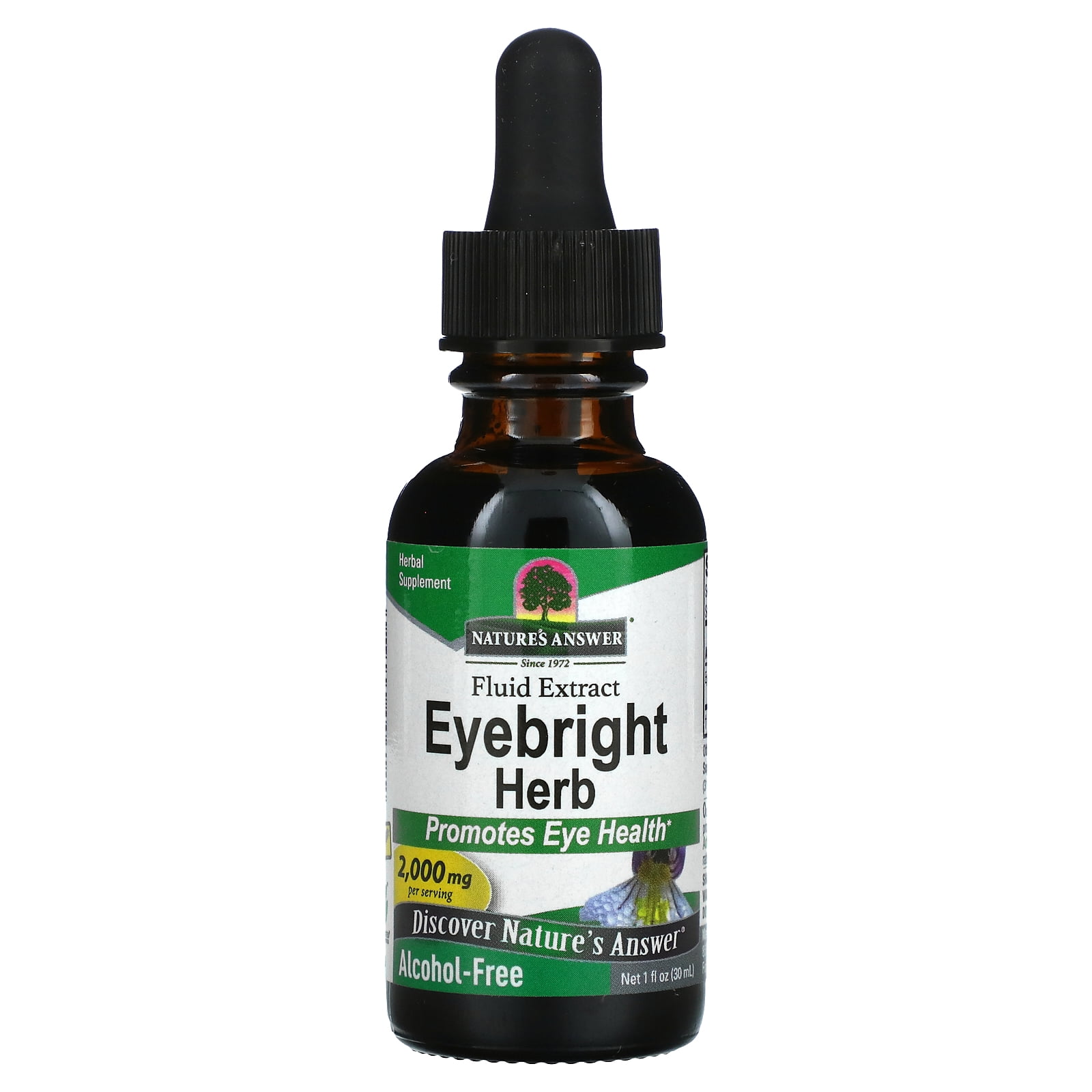 Nature's Answer Eyebright Herb, Fluid Extract, AlcoholFree, 2,000 mg