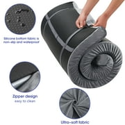 Teler CertiPUR-US 3 Memory Foam Camping Mattress Pad, Portable Foam Sleeping Pad for Camping, Roll up Sleeping Mat for Adults , Car, Tent SUV Cot Mattress
