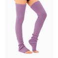 thumbnail image 4 of Mineart Women Y2K Open Toe Knit Leg Warmers for Women Slouchy Thigh High Ribbed Boot Cuffs for Ballet Dance Daily Outfit, 4 of 6