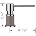 thumbnail image 2 of Distributeur de Savon Lato - Chrome/gris Volcano, 2 of 2