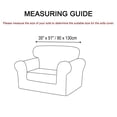 thumbnail image 3 of Unique Bargains 1-Piece Solid Transitional Stretch Slipcover Burgundy Armchair, 3 of 7