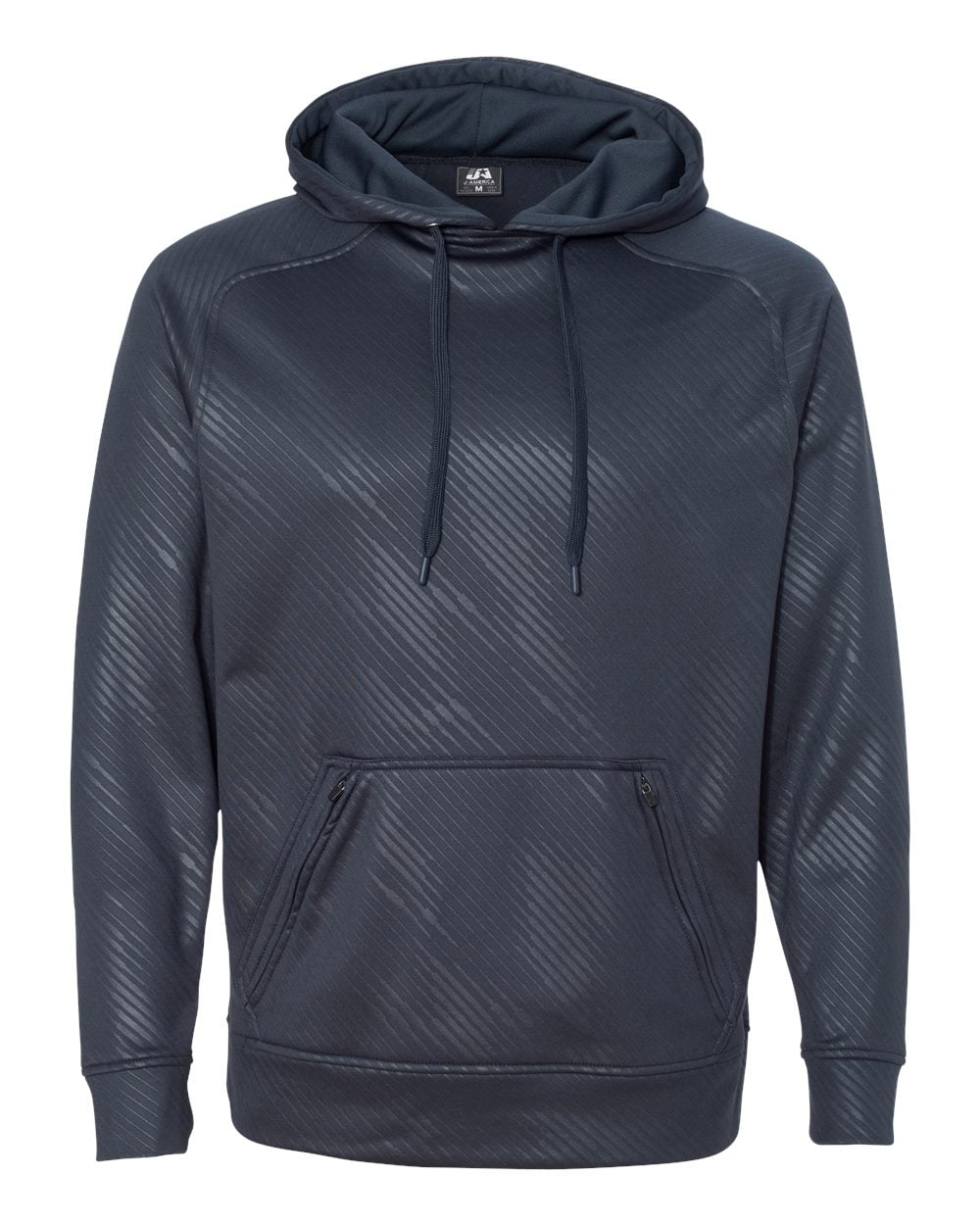 J. America J. America Volt Polyester Hooded Pullover Sweatshirt
