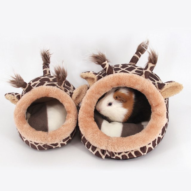 Casa de conejillo de indias suave para mascotas jaula de cama Likrtyny para hámster Mini animales ratones cama nido para hámster casa pequeña para perro y gato