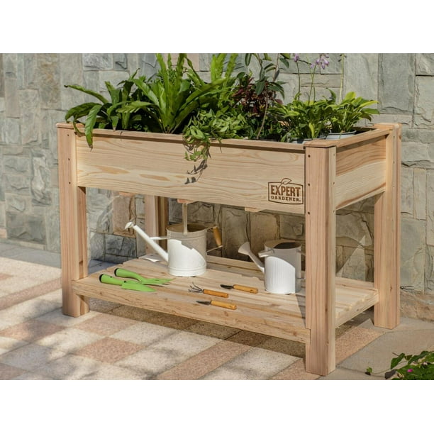 expert gardener elevated garden bed