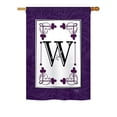 thumbnail image 5 of Breeze Decor 80021 Classic U Monogram 2-Sided Impression Garden Flag - 13 x 18.5 in., 5 of 7
