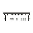 thumbnail image 3 of Miseno Mbdh0005x120 120" Bent Strap Barn Door Hardware Kit - Black, 3 of 7