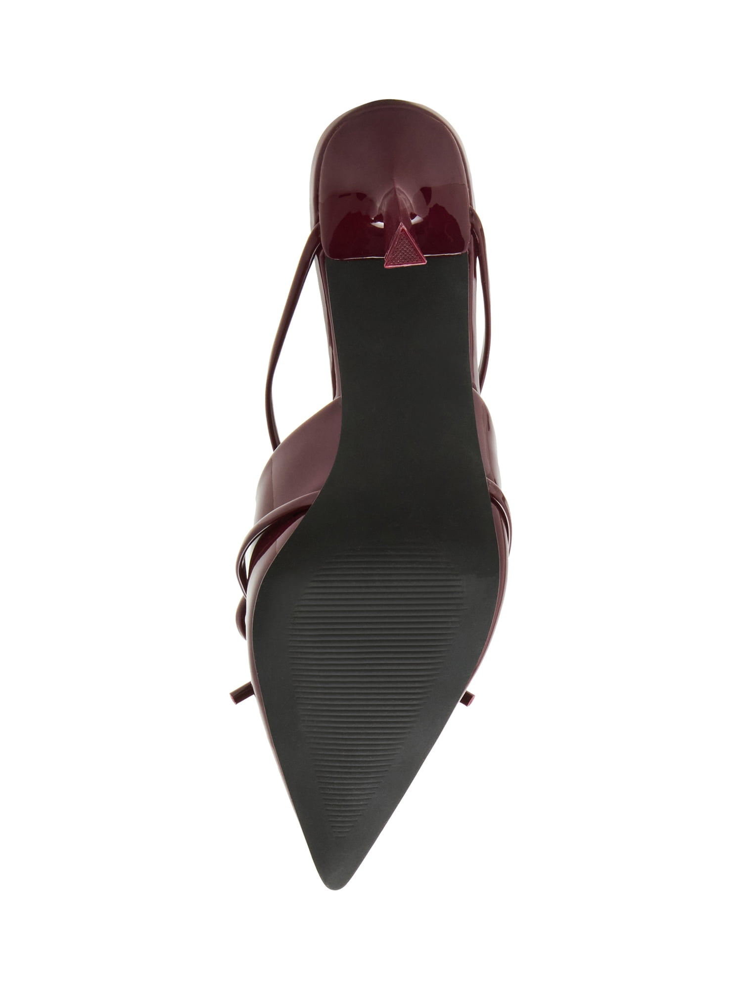 Madden Girl Women's Bells Slide On Strappy Heeled Mule