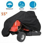 55"-72" Lawn Mower Tractor Cover - Waterproof UV Protection Coating