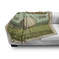 thumbnail image 3 of Golf Soft Flannel Fleece Blanket, Vintage Golf Poster Advertising Annual Tournament in Country Club Retro Championship, Cozy Plush for Indoor and Outdoor Use, 60" x 80", Multicolor, by Ambesonne, 3 of 6