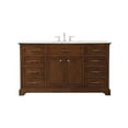 thumbnail image 3 of 60 inch single bathroom vanity in teak, 3 of 8