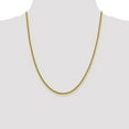 thumbnail image 2 of Diamond2Deal 14K Yellow Gold 2.2mm Semi-Solid Franco Chain Necklace for Women 22", 2 of 6