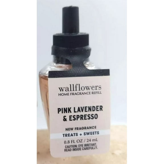 Bath and Body Works Pink Lavender and Espresso Wallflowers Home Fragrance Refills 0.8 Fl Oz