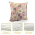 thumbnail image 4 of GOSMITH  Camellia Pattern Square Pillow Covers,Couch Decorative Throw Pillow Covers Indoor/Outdoor Pillows Shells, 4 of 5
