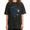 Black-1, variant on UNISHE Women's Coffee Club Retro Line Art Washed Black Tee Crewneck Short Sleeve