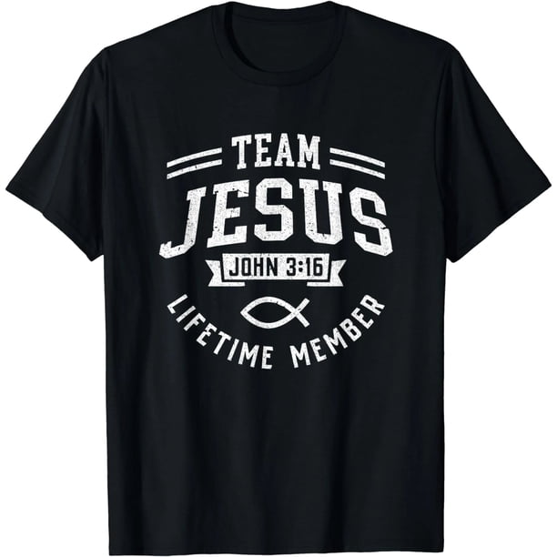 Camiseta de Regalo con Diseño de Fe Cristiana para Mujer - Team Jesús