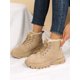 thumbnail image 2 of Lace-up Front Faux Suede Teddy Lined Snow Boots, 2 of 5