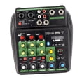thumbnail image 4 of Mezclador de 4 canales CUTICAT consola mezcladora de sonido profesional Digital verde, 4 of 8