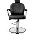 thumbnail image 3 of Sillon Silla Barberia Estetica Nanofort Clasica 360° Moderna negra, 3 of 8