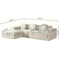 thumbnail image 3 of L shape modular sectional sofa, 3 of 5