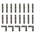 thumbnail image 1 of 20 Piezas de Bisagras de Barril Invisibles, Bisagra Oculta de Latón de 5x30mm para Cajas de Joyería, Cajas de Música, Negra, 1 of 6