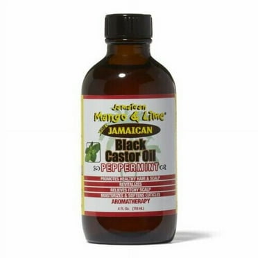 Jamaican Mango & Lime Black Castor Oil Peppermint 4 Oz