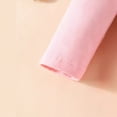 thumbnail image 6 of TOWED22 Infant Baby Girl Clothes 3Pc Newborn Ruffle Long Sleeve Ribbed Romper Print Bell Bottom Toddler Baby Fall Winter Outfit,9-12 M, 6 of 8