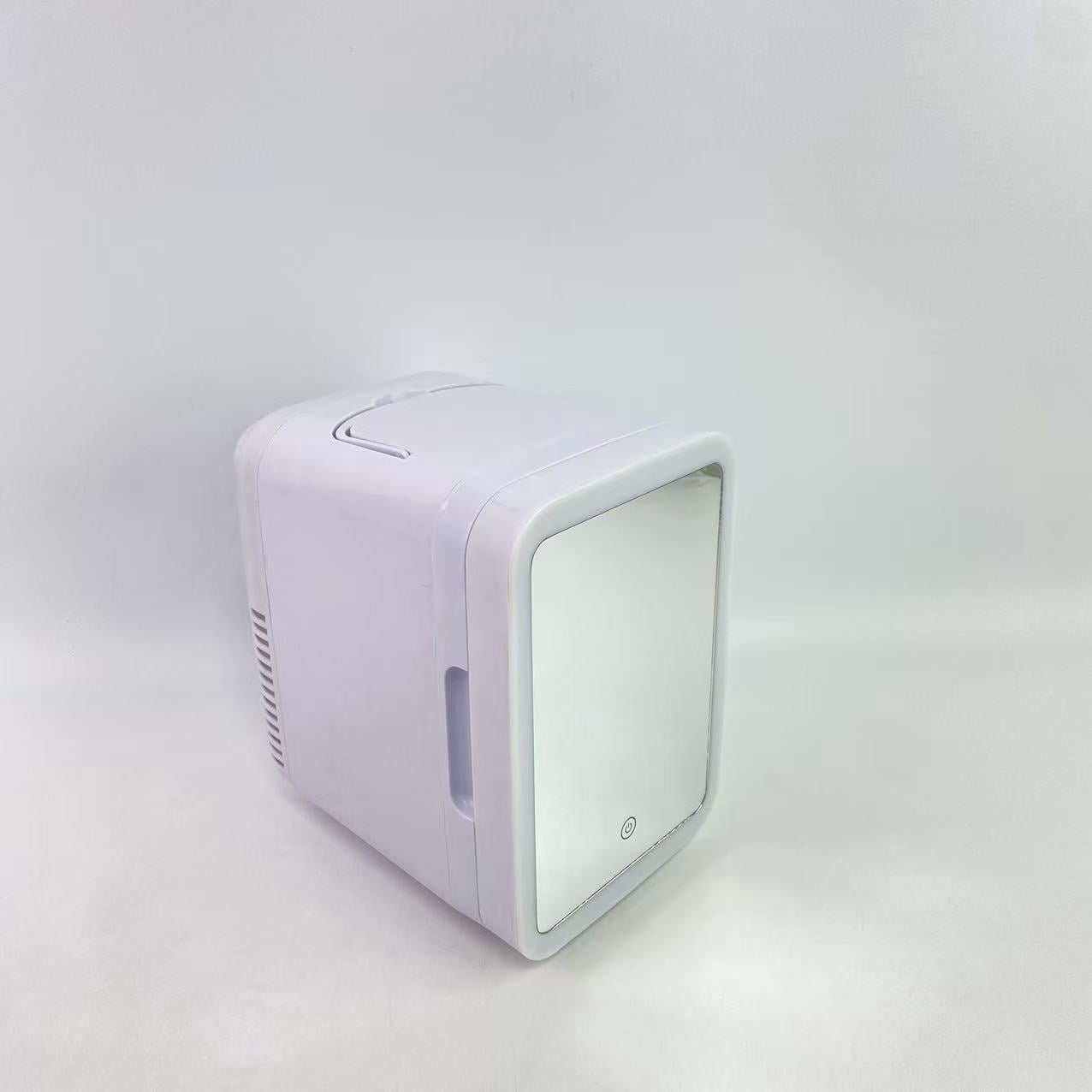 Hkrmsur Electric refrigerators for household purposes,Mini Fridge,10L/12 Can Luxury Skin Care Refrigerator, Small Beverage Fridges for Bedroom Office Dorm Car Travel