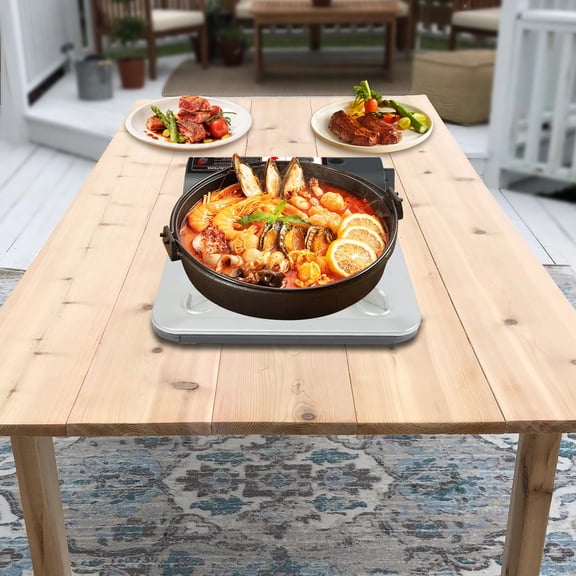 Portable Gas Stove, 3500W High Power, 60 Burners, Butane Fueled, Durable Iron & Aluminum Construction, Safety Airlock, Windshield Ring, Easy Operation, Lightweight with Carrying Case