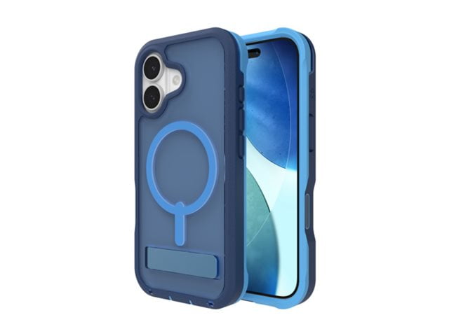 ZAGG Rainier Snap - Back cover for cell phone - rugged - MagSafe compatibility - cobalt horizon - for Apple iPhone 17