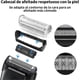 thumbnail image 5 of Braun Series 1 190 Electric Shaver Head, Braun 10B 180 170 Shaver Head, Braun Series 1 Spare Parts Razor Grill and Foil (Not Original), 5 of 5