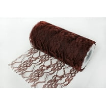 CalCastle Craft Lace Roll 6" x 10 Yards (30 feet) Table Runner Chair Sash for Wedding and Party Decor