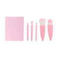thumbnail image 1 of Unique Bargains 1 Set Convenient Makeup Brush Kit for Bathroom Pink Man-made Fiber Plastic, 1 of 5