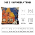 thumbnail image 5 of SHANXI Throw Pillow Covers Halloween Decor Pumpkin///Ghost/Witch Pattern Pillow Case with Trick or Treat/Halloween Night Time Quote 20x20in, 5 of 5