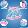 thumbnail image 6 of Little Boys Big Boys Swim Trunks Kids Boardshorts Print Swimwear Quick Dry Beach Shorts UPF 50+ For 5-16T, 6 of 9