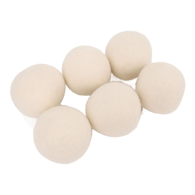 Boules de Séchage en Laine, Boule de Séchage en Feutre Réutilisable Absorbant l'Humilité Réduisant l'Électricité Statique pour Vêtements, Serviettes, Linge de Lit