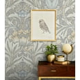 thumbnail image 5 of NextWall Gray Acanthus Floral Peel and Stick Wallpaper, 5 of 8