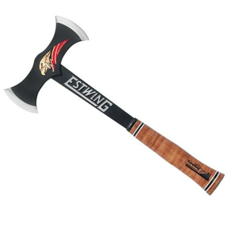 Estwing EDBA 38-Ounce Hammertooth Double Bit Axe with Leather (Best Double Bit Axe)