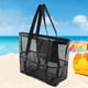 thumbnail image 4 of JShteea Bolso Playa Malla Casual Bolso Mano Gran Capacidad Bolso Playa (Negro), 4 of 8